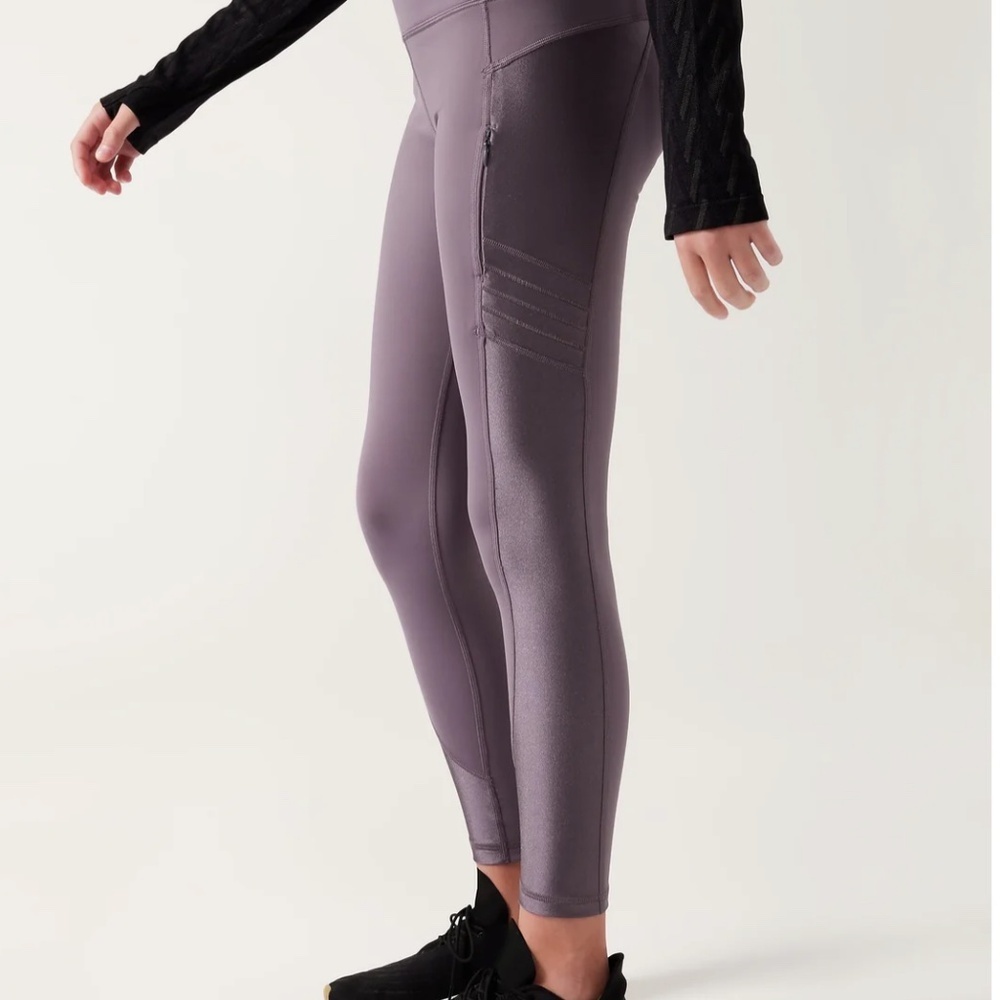 Athleta Girl Dusk Violet Leggings Girls Size 16 - Picture 11 of 11